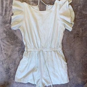 Mint green romper